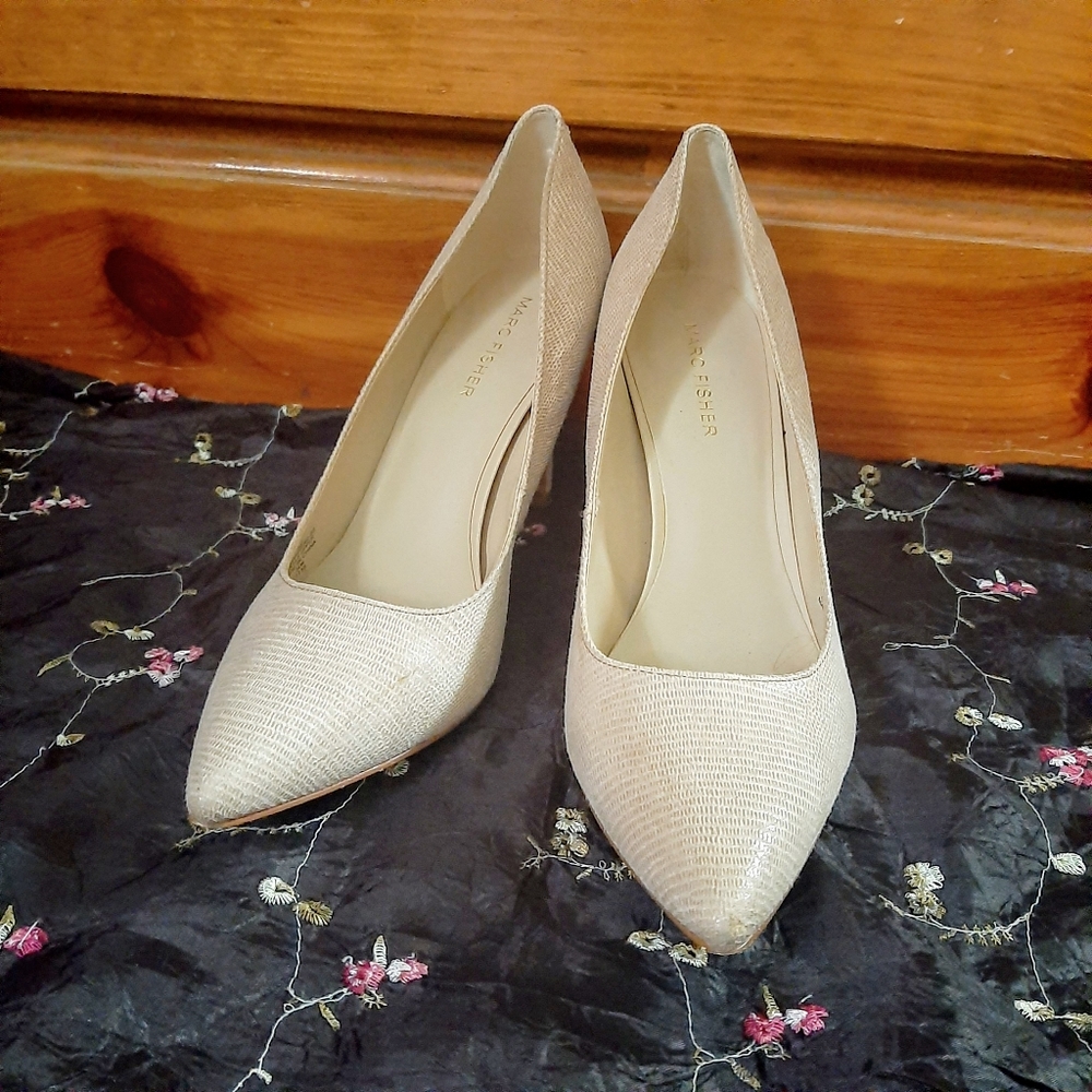Cream and Tan Heels